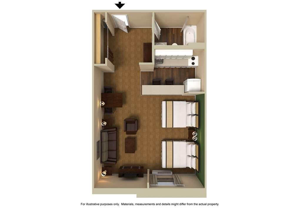 Extended Stay America Select Suites - Memphis - Cordova Værelse billede